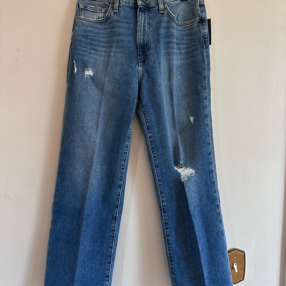 Joe’s Jeans NWT $159 High Rise Kenina Wide Leg Crop Flawless Jeans 28 - Picture 5 of 11